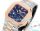 3K Factory Swiss Clone Patek Philippe Cubitus 5822P Blue Face Half Rose Gold Watch (2)_th.jpg